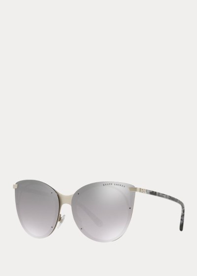 Gafas De Sol Ralph Lauren Mujer Plateados - Square-Bridge - JYZKT1097